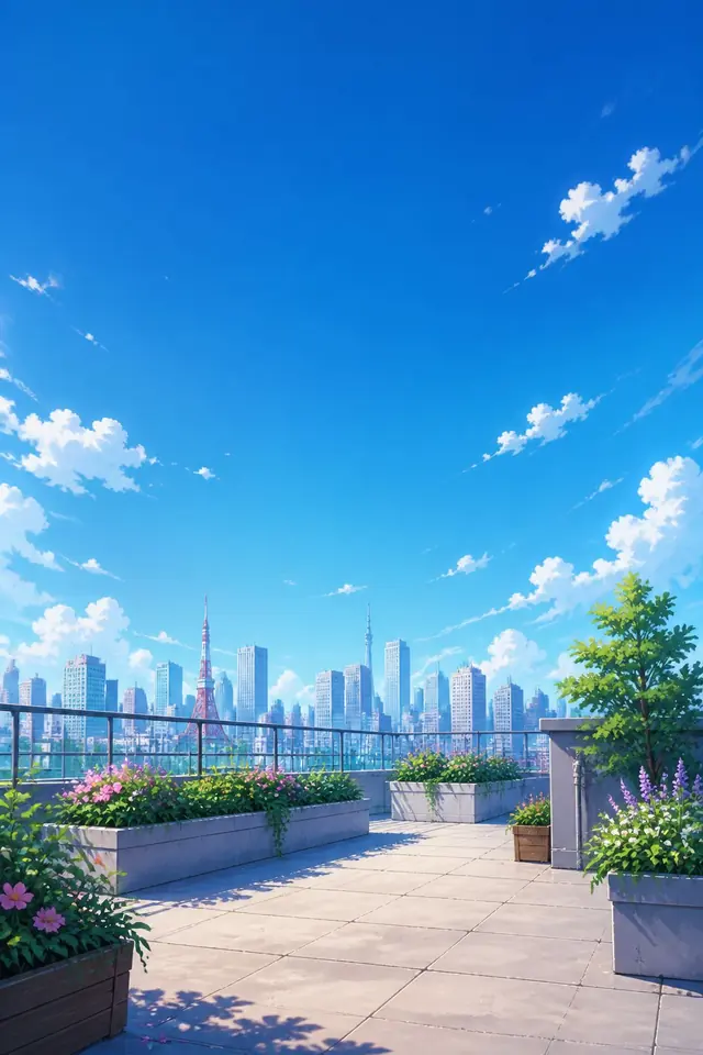 The rooftop by day.